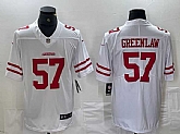 Men's San Francisco 49ers #57 Dre Greenlaw White Vapor Untouchable Limited Football Stitched Jersey,baseball caps,new era cap wholesale,wholesale hats
